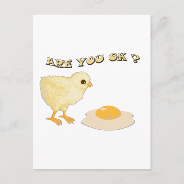 Are you o.k? postcard (Front)