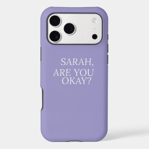 Are You Okay? iPhone 17 Pro Max Case