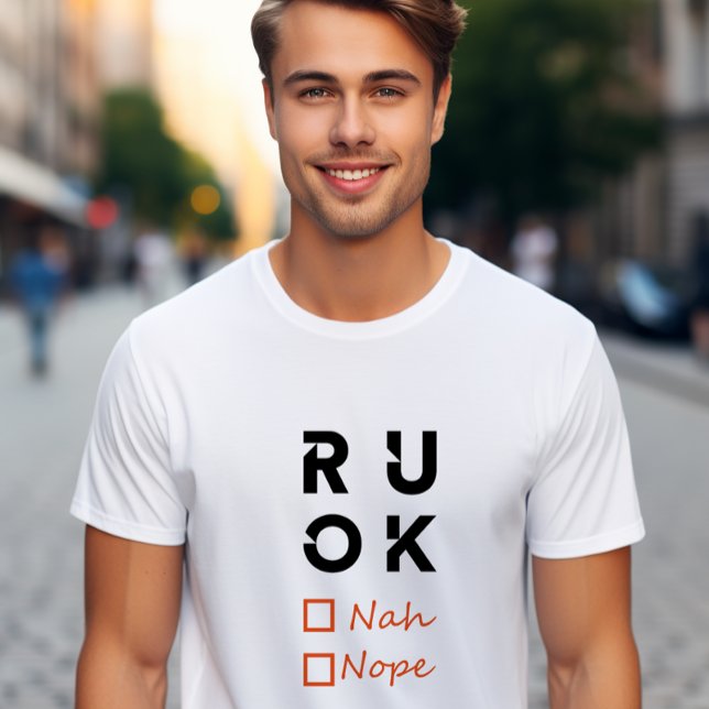 Are you okay? R u ok T-Shirt (Creator Uploaded)