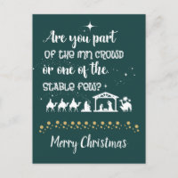 Are You Part Of The Inn Crowd? Funny Christmas