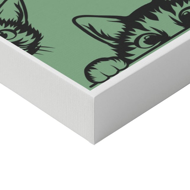 Are you pooping canvas print, funny bathroom sign (Corner)