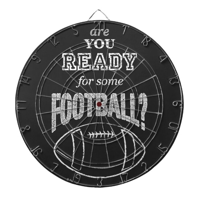 are you ready for some football? dart board (Front)