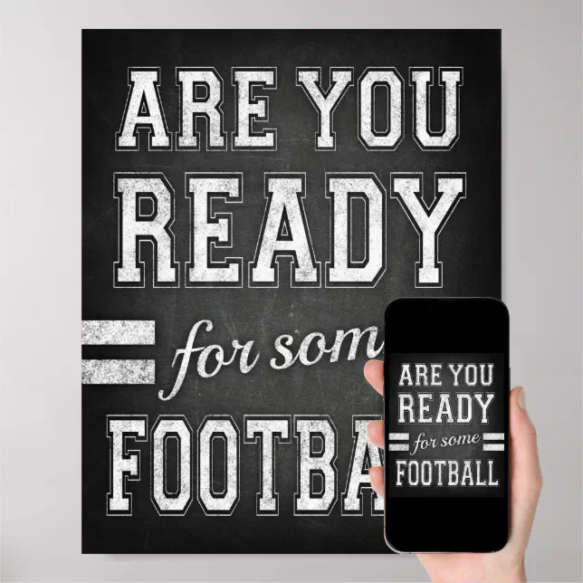 Are You Ready For Some Football?