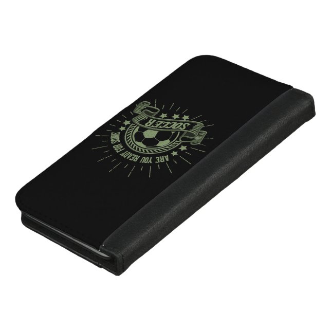Are You Ready For Some Soccer iPhone Wallet Case (Top)