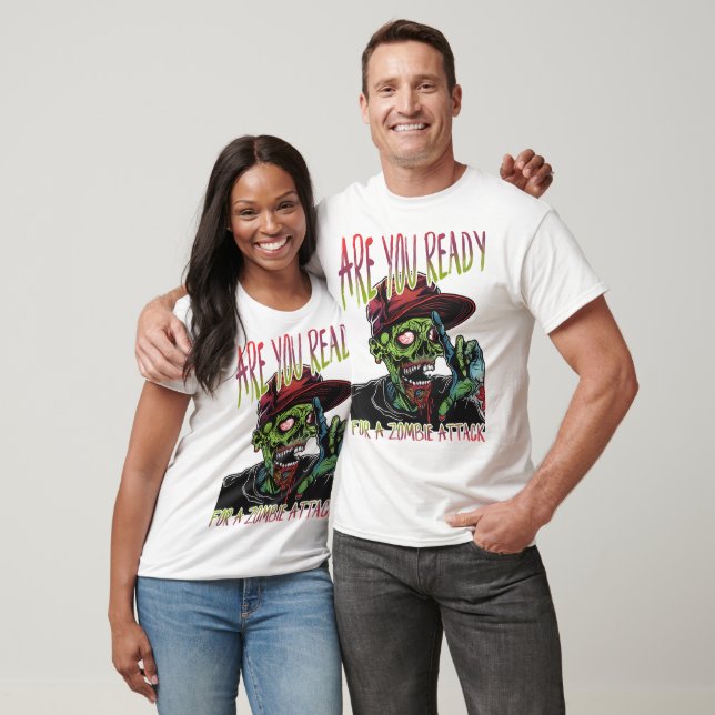 Are You Ready | Funny Zombie Couple Shirts (Unisex)