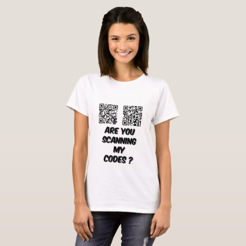 Are You Scanning My Codes Womens T_Shirt
