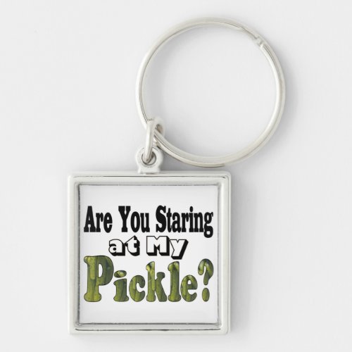 Are You Staring Keychain