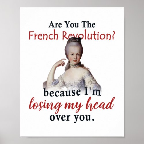 Are you the French Revolution _ Marie Antionette Poster