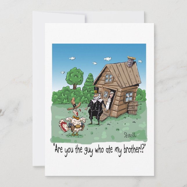 ARE YOU THE GUY WHO ATE MY BOTHER? HOLIDAY CARD (Front)