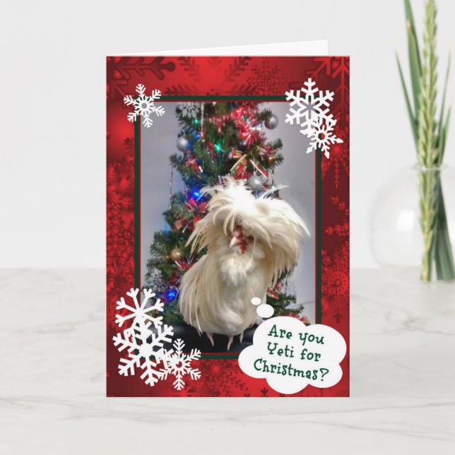 Are You Yeti For Christmas! Holiday Card (Front)