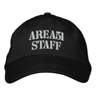 AREA51STAFF EMBROIDERED BASEBALL HAT