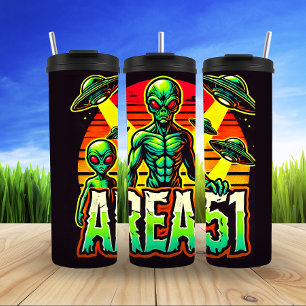 Area 51: Alien Arrival Graphic Thermal Tumbler
