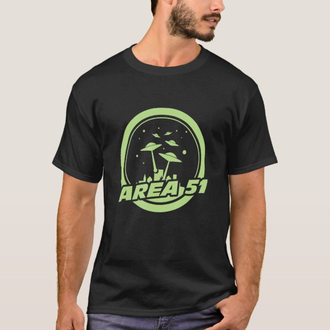 Area 51 Alien Nevada For Paranormal And Ufo Friend T-Shirt (Front)