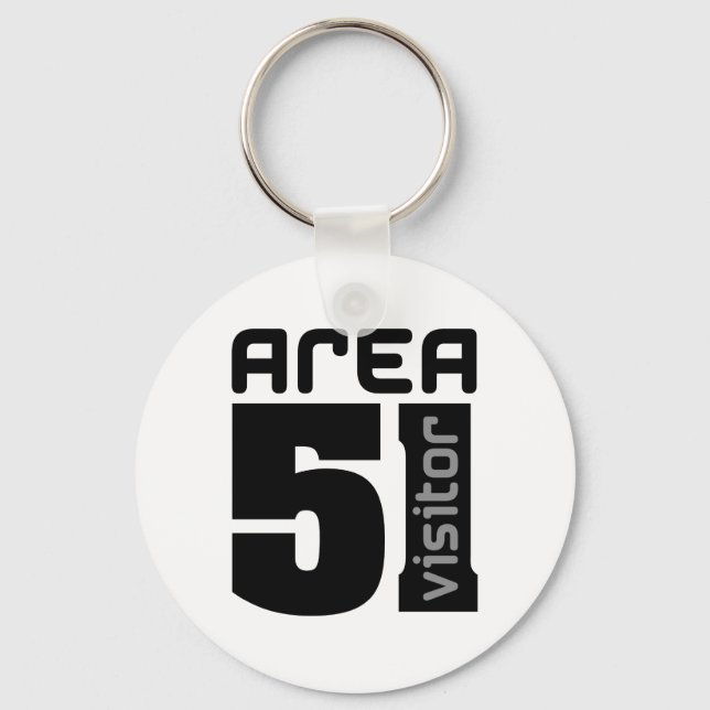 Area 51 Alien Visitor Keychain (Front)
