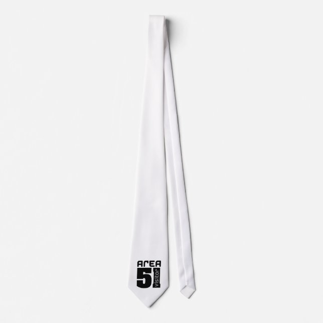 Area 51 Alien Visitor Tie (Front)