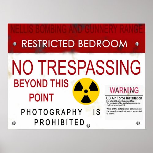 Area 51 bedroom poster