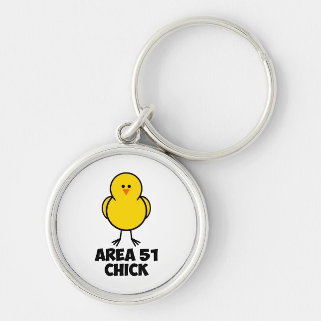 Area 51 Chick Keychain (Front)