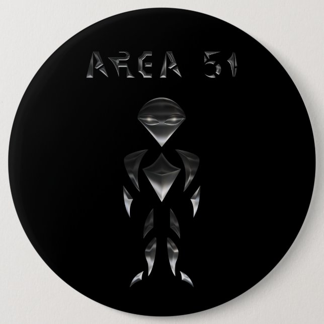 Area 51 (Chrome) Button (Front)