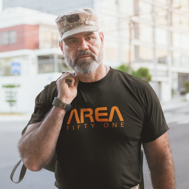 Area 51 Cool Clothing Alien UFO Paranormal Black T-Shirt (Creator Uploaded)