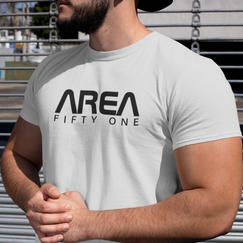Area 51 Cool Clothing Alien UFO Paranormal T_Shirt