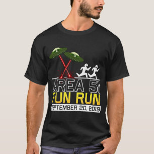 Area 51 Fun Run Aliens in Flying Saucers & Runner T-Shirt