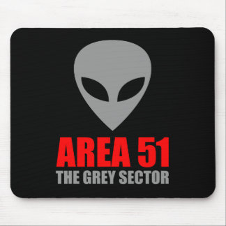 AREA 51 Grey Alien Mouse Pad