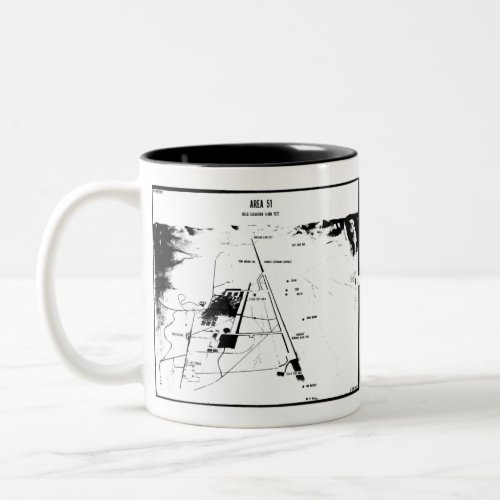 Area 51 Map Two_Tone Coffee Mug
