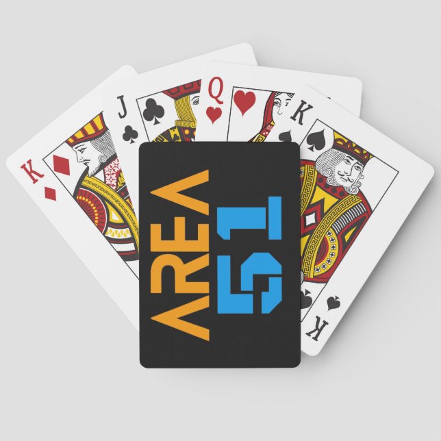 Area 51 playing cards (Back)