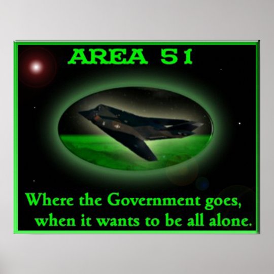 Area 51 poster | Zazzle.com