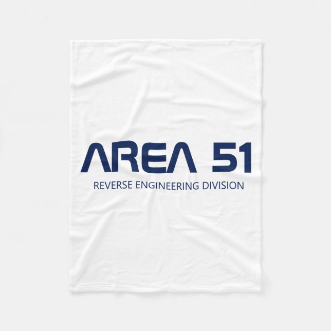 Area 51 Reverse Engineering Alien Ufo Paranormal  Fleece Blanket (Front)