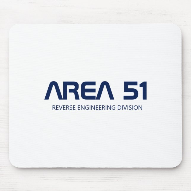 Area 51 Reverse Engineering Alien Ufo Paranormal  Mouse Pad (Front)