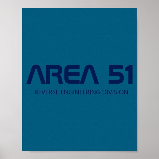 Area 51 Reverse Engineering Alien Ufo Paranormal  Poster (Front)