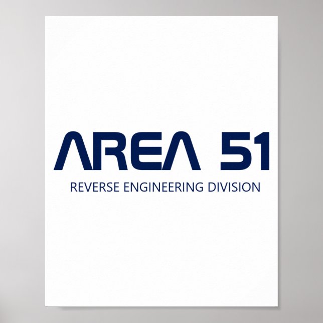 Area 51 Reverse Engineering Alien Ufo Paranormal  Poster (Front)
