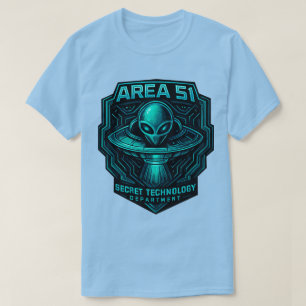Area 51 - Secret Technology Department T-Shirt