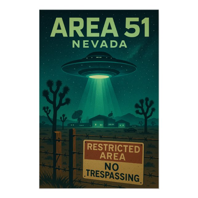 Area 51 – Secrets of the Desert Sky Poster (Front)