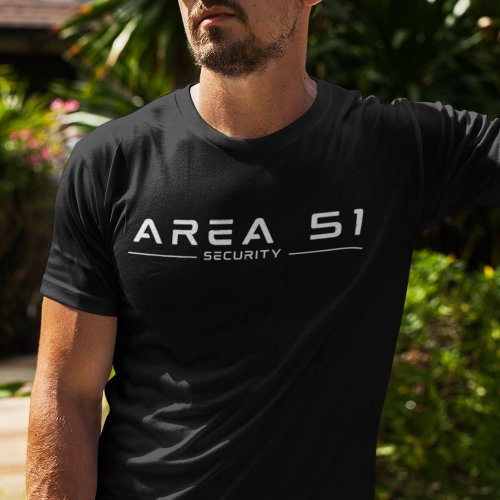 Area 51 Security Alien Extraterrestrial UFO T_Shirt