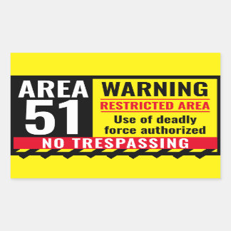 AREA 51 Sticker