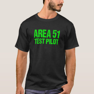 Area 51 Test Pilot Retro Halloween Costume Roswell T-Shirt