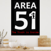AREA 51 - The TRUTH IS INSIDE - POSTER (Kitchen)