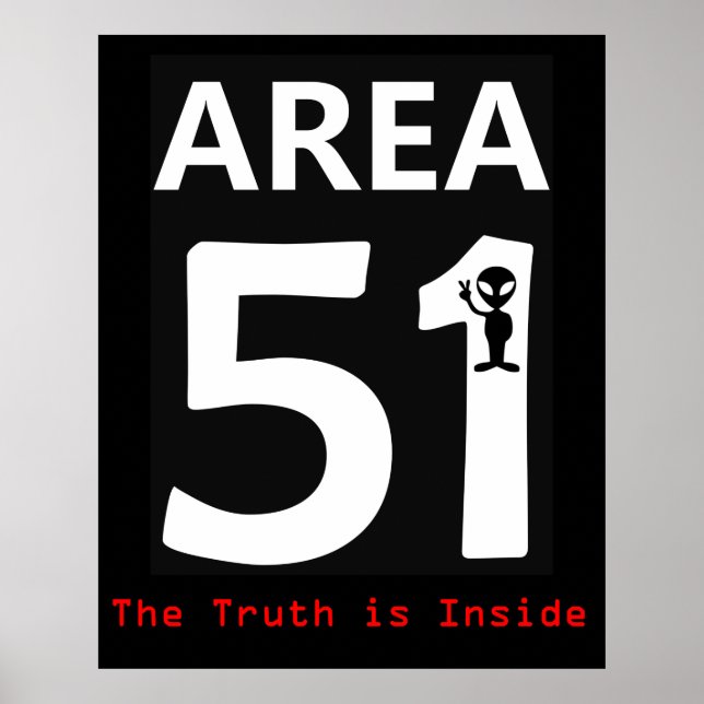 AREA 51 - The TRUTH IS INSIDE - POSTER (Front)