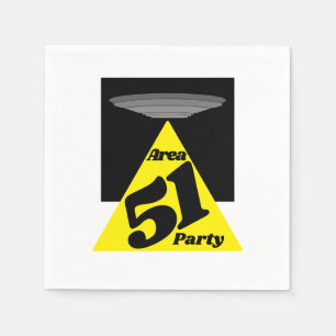 Area 51 UFO, Birthday Napkins