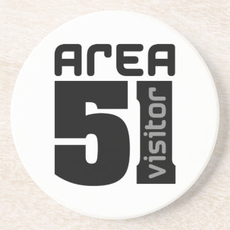 Area 51 Visitor Sandstone Coaster