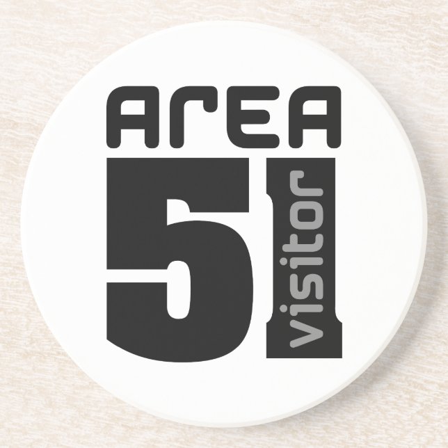 Area 51 Visitor Sandstone Coaster (Front)