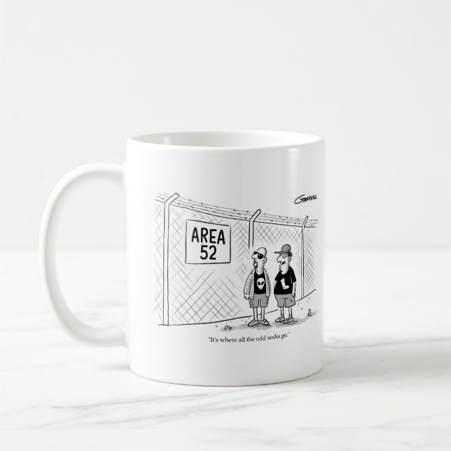 Area 52 coffee mug (Left)