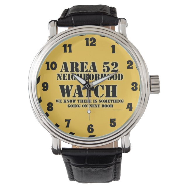 Area 52 Neighborhood Watch (Front)
