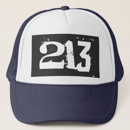 Area Code 213 Los Angeles Trucker Hat