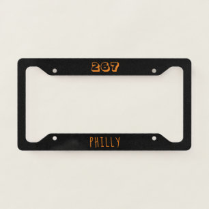 Area Code 267 - Philly License Plate Frame
