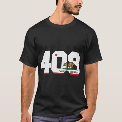 Area Code 408 San Jose California T_Shirt
