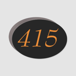 Area Code 415 (San Francisco) Car Magnet