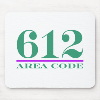Area Code 612 Mouse Pad
